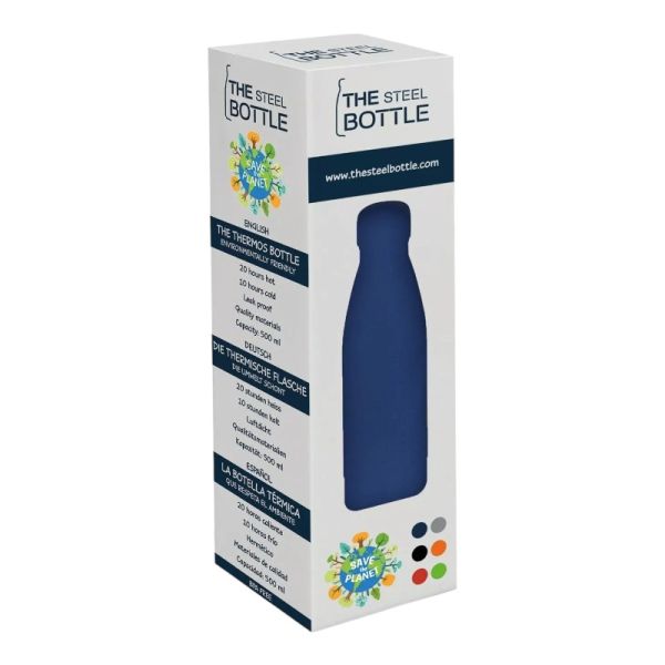 Blue Stainless Steel Thermos